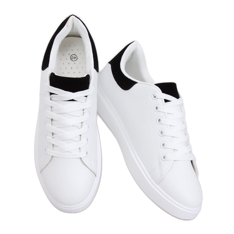 Tênis feminino branco LA85P preto