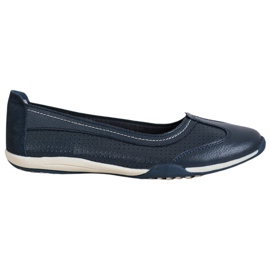 M.Daszyński Bailarina de couro esportiva azul