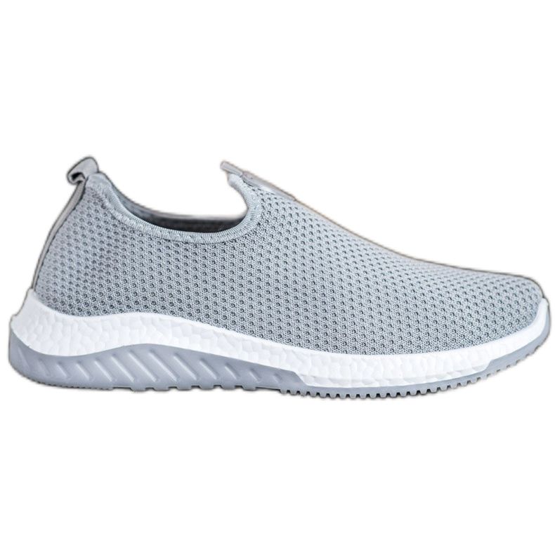 Renda Slipons Openwork na plataforma cinza Renda Slipons Openwork na plataforma cinza