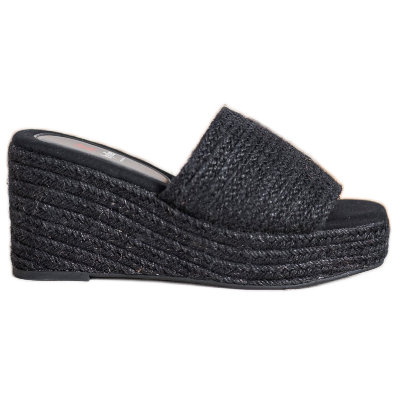 Kylie Chinelos elegantes preto