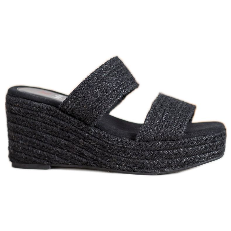 Kylie Chinelos Light Wedge preto