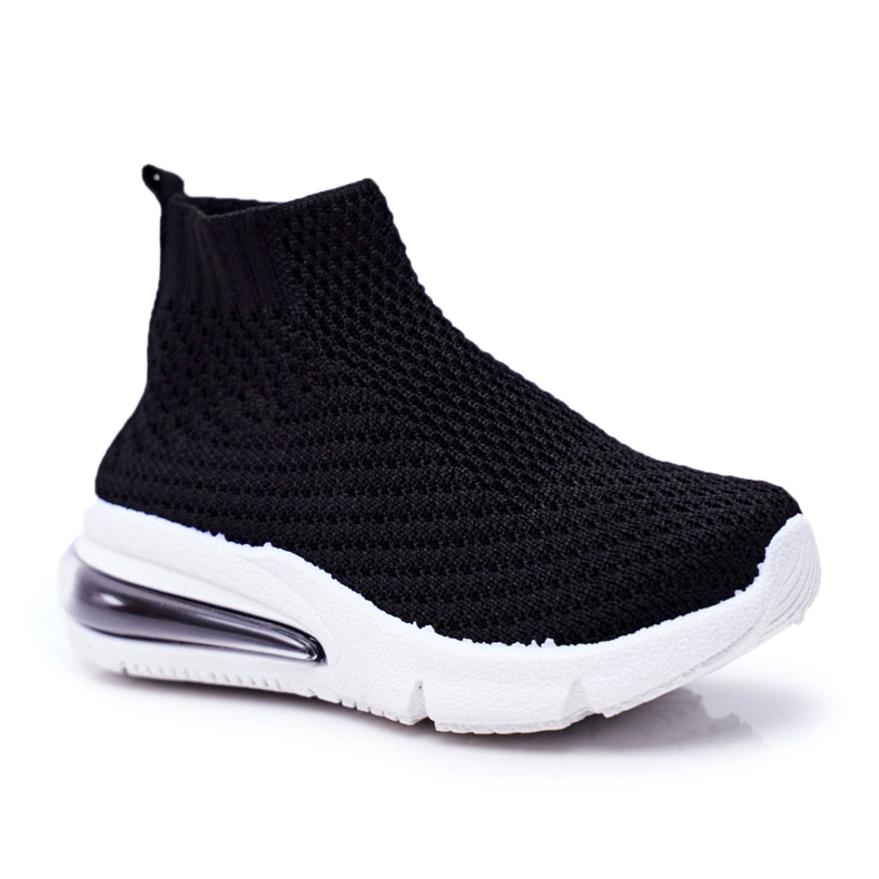 FRROCK Calçados infantis de alto esporte preto Tobi