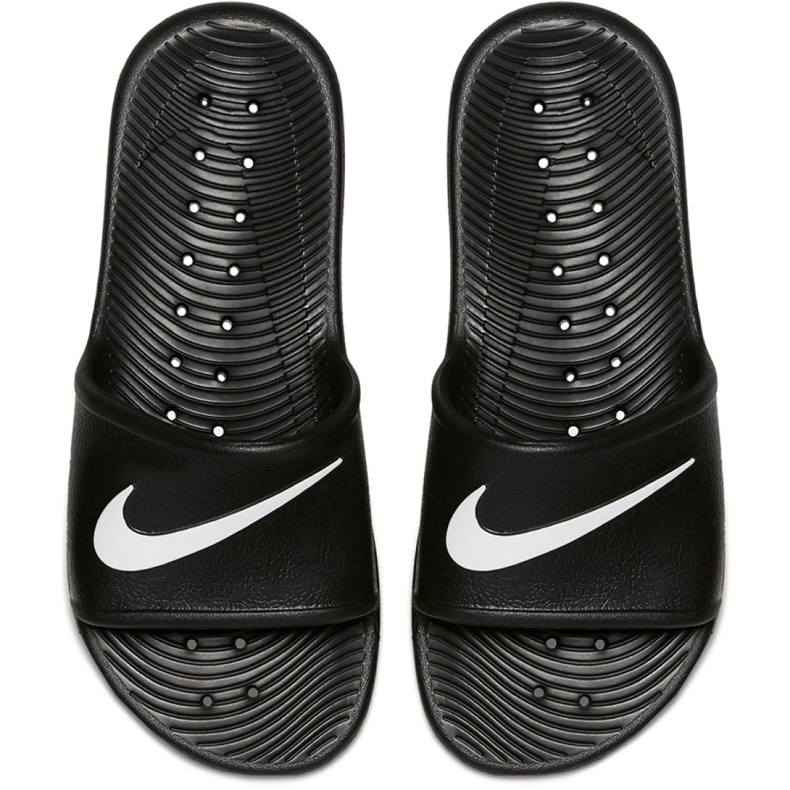 Sandália de banho Nike Kawa M 832655-001 slides branco preto