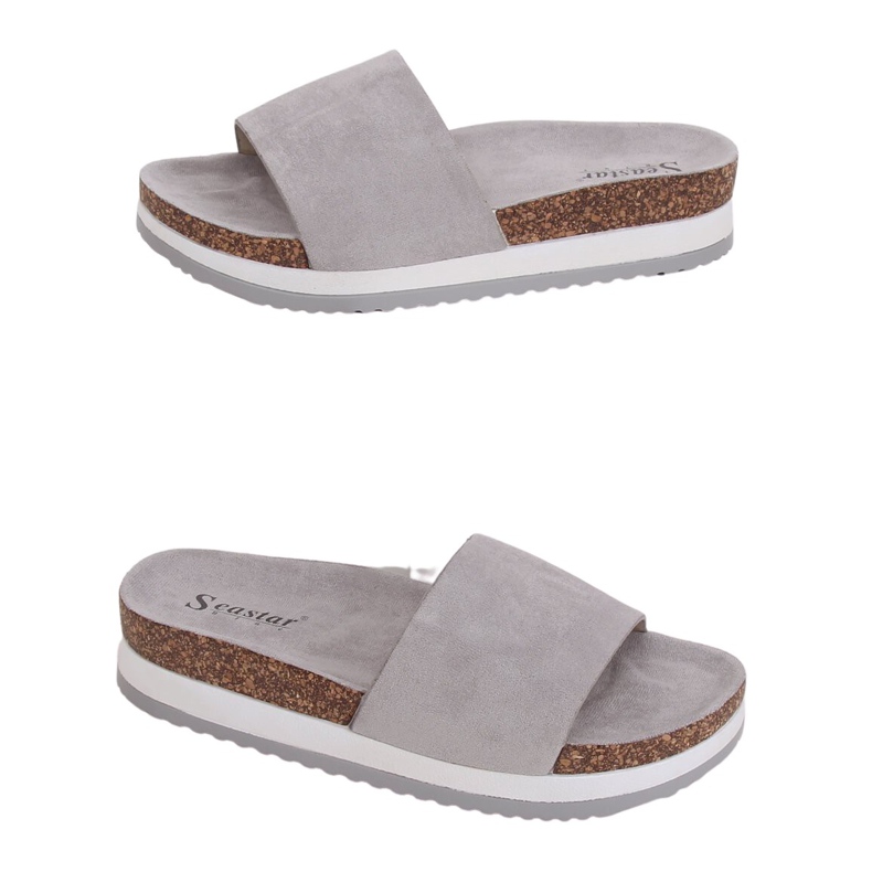 Chinelos cinza feminino CK184P cinza