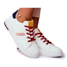 PS1 Calçados esportivos femininos branco e azul marinho Mirra multicolorido