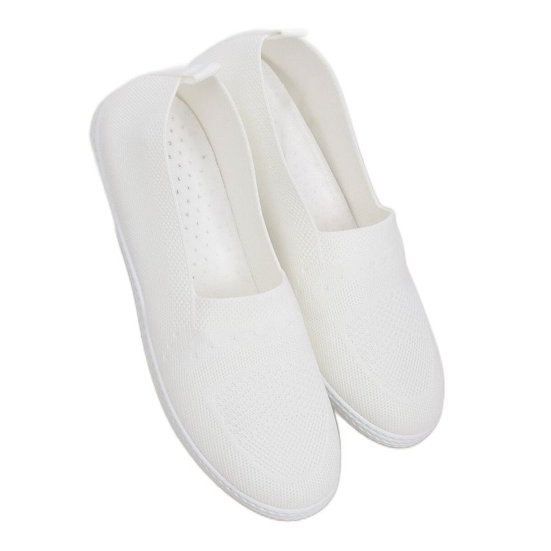 Tênis feminino branco ZK097 Bianco