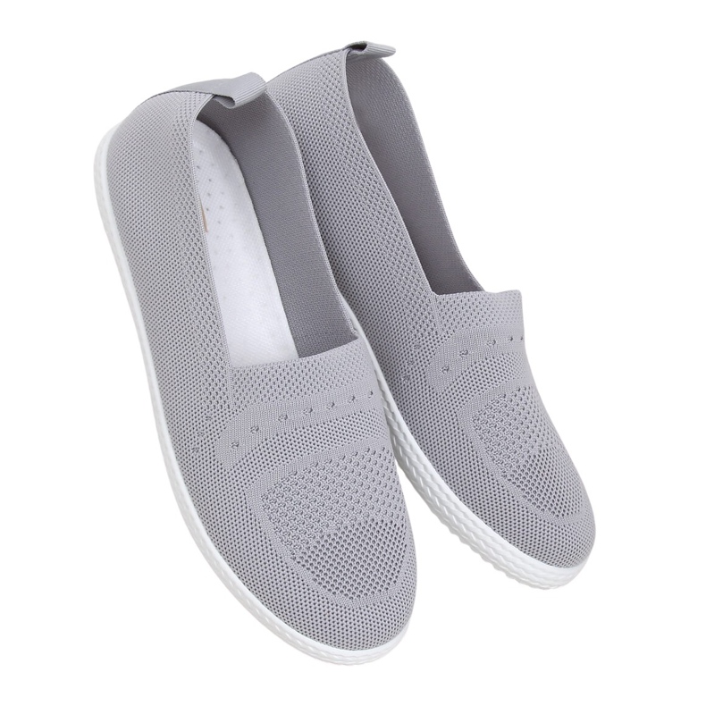 Tênis cinza feminino cinza ZK097 Grigio