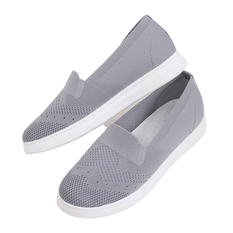 Tênis cinza feminino cinza ZK069 Grigio