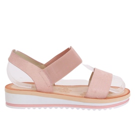 Sandálias femininas rosa E008 rosa Sandálias femininas rosa E008 rosa