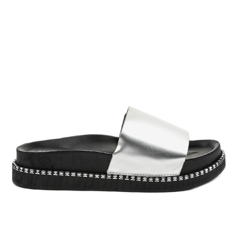 Chinelos CH-107 prata cinza