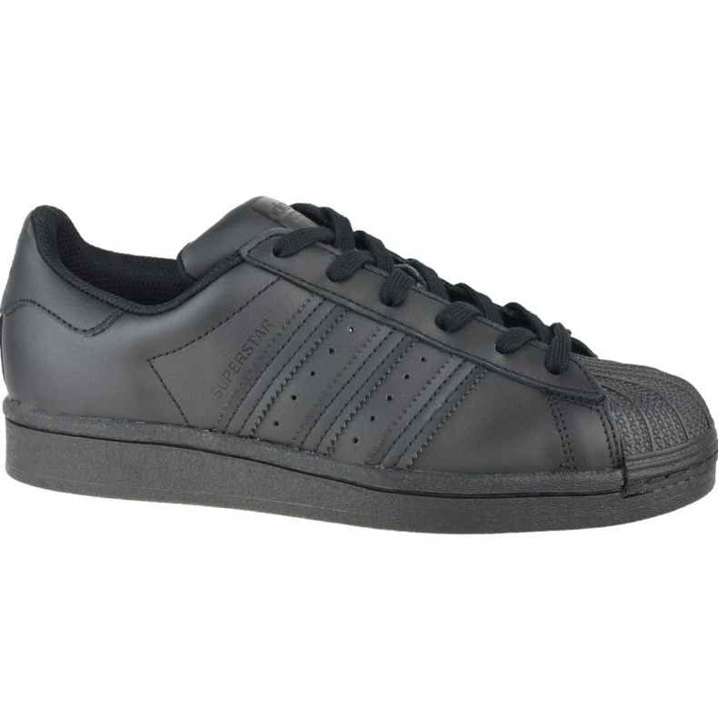 Sapatos Adidas Superstar Jr FU7713 preto cinza