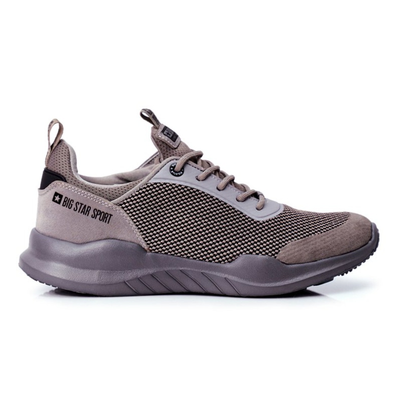 Sapatas esportivas masculinas Big Star cinza FF174178