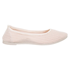 SHELOVET Bailarinas com aberturas leves marrom