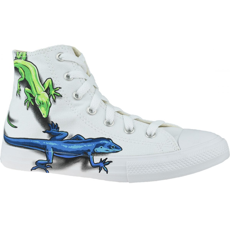 Converse Lizards Chuck Taylor All Star High Kids 667943C branco cinza