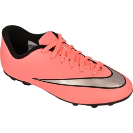 Chuteiras Nike Mercurial Vortex Ii FG-R Jr 651642-803 multicolorido rosa Chuteiras Nike Mercurial Vortex Ii FG-R Jr 651642-803 multicolorido rosa
