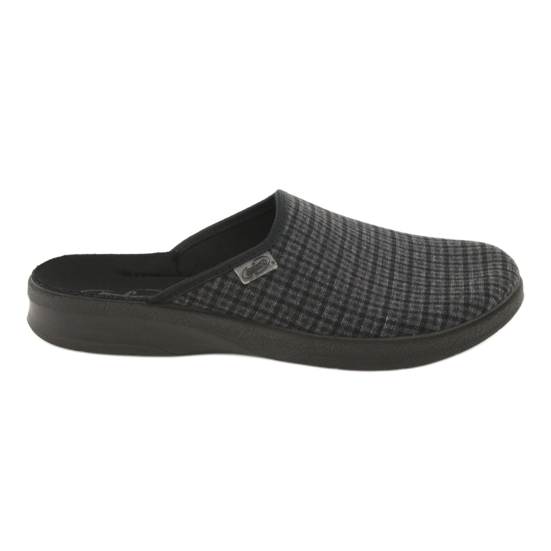 Sapatos masculinos Befado pu 548M012 preto cinza