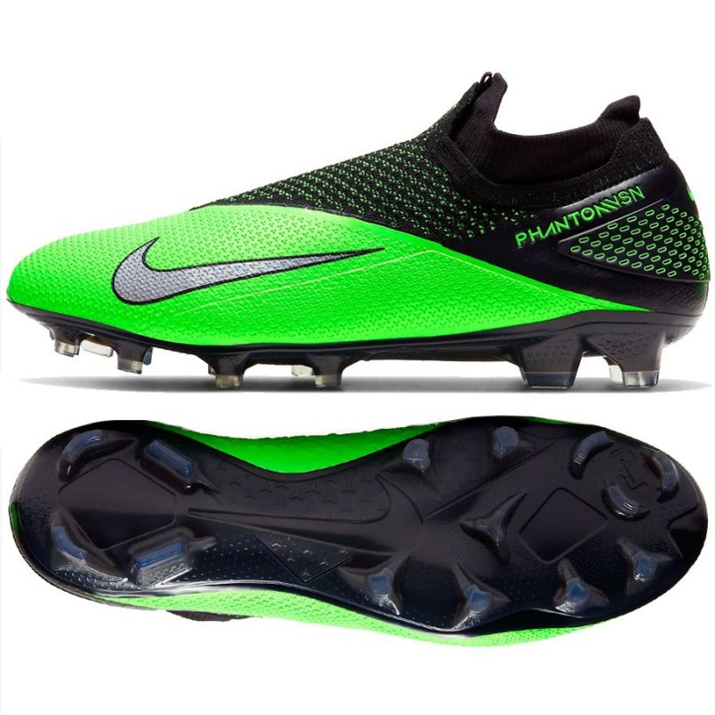 Chuteira Nike Phantom Vsn 2 Elite Df Fg M CD4161 036 multicolorido verde