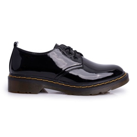 SEA Brogues feminino lacado preto melhora! SEA Brogues feminino lacado preto melhora!