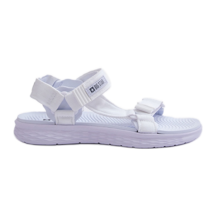 Sandálias femininas Big Star White FF274A603 branco