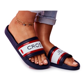 Chinelos femininos Cross Jeans azul marinho FF2R4160C azul-marinho