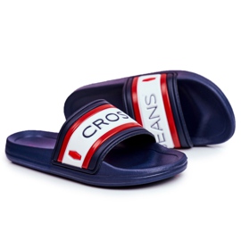 Chinelos masculinos Cross Jeans Azul marinho FF1R4092 azul-marinho