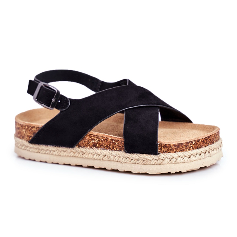 Sandálias infantis Big Star Black FF374168 preto