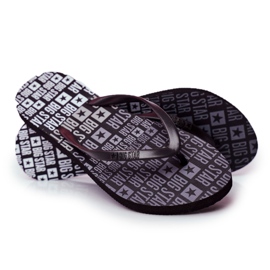 Chinelos femininos flip-flops Big Star Black FF274A303 preto
