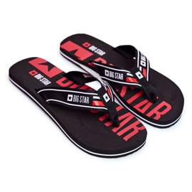 Chinelos masculinos flip-flops Big Star Preto FF274A450