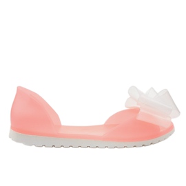 Sandálias rosa Meliski com laço S5-35