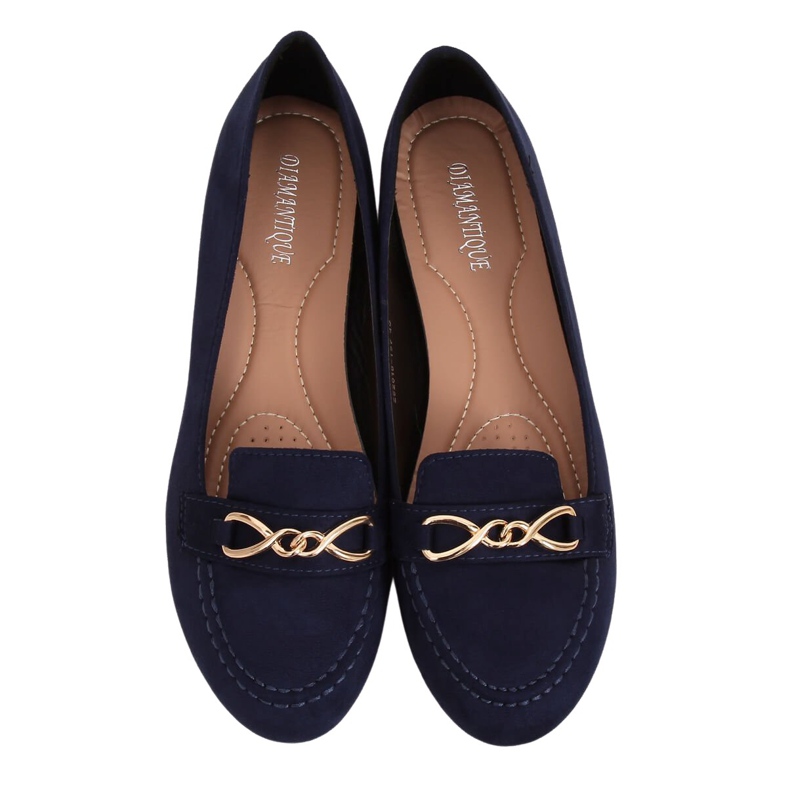 Mocassins azul marinho feminino 2S2018-157 D.BLUE