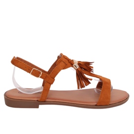 Sandálias femininas camelo 222-30 Camel marrom