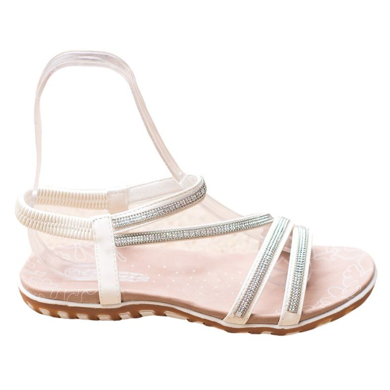 Camo Sandálias Deslizantes Confortáveis branco