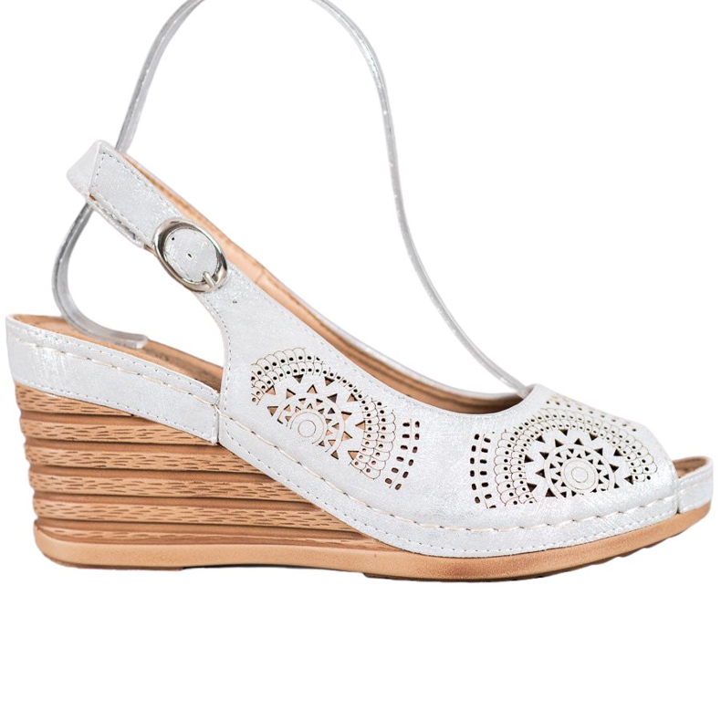 Evento Sandálias Openwork Com Eco Couro cinza