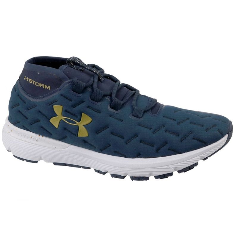 Under Armour Reator carregado sob armadura, execução M 1298534-402 azul marinho azul