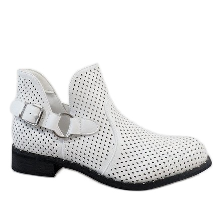 Botas brancas Openwork de 168-165 branco