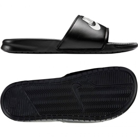 Nike Benassi JDI 343880 090 FLIP BLACK -FLOPS preto