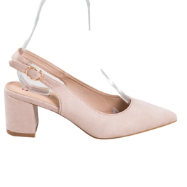 Seastar Bombas com calcanhar descoberto bege Seastar Bombas com calcanhar descoberto bege