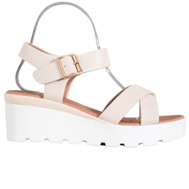 Weide Sandálias da Moda castanho