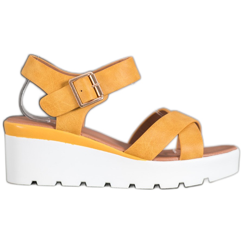 Weide Sandálias da Moda amarelo