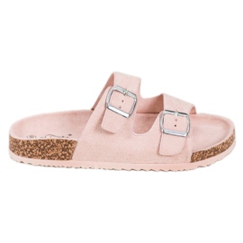 Evento Chinelos casuais com fivela rosa