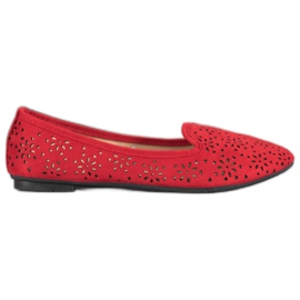 Clowse Senhores Red Openwork vermelho Clowse Senhores Red Openwork vermelho