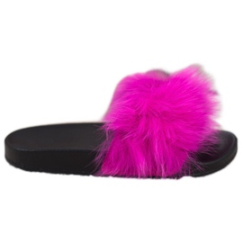 Seastar Chinelos com pele rosa