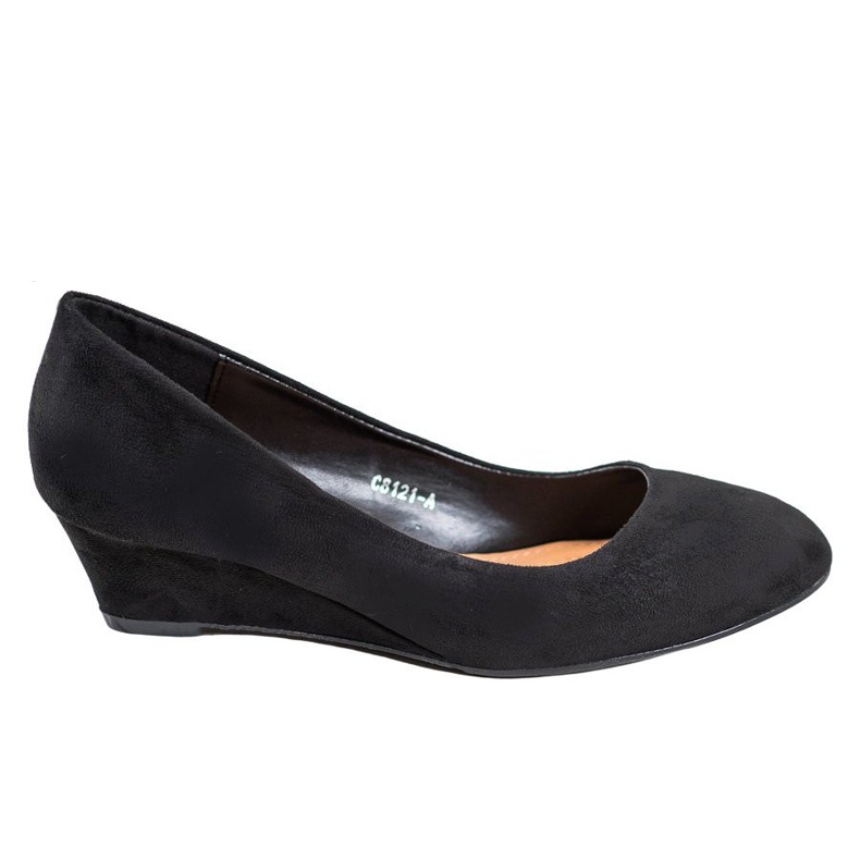 SHELOVET Bombas de cunha preta preto