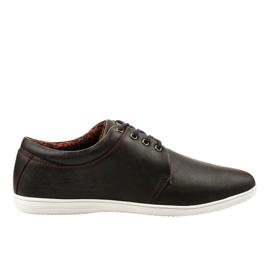 Sapatos casuais masculinos marrons SD5321-1 marrom