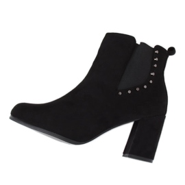 Botas pretas com salto alto preto 8063 Black Ii Genre