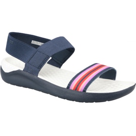 Sandálias Crocs LiteRide W 205106-97W azul marinho azul-marinho rosa
