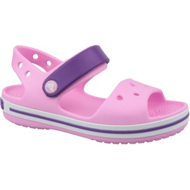 Crocs Crocband Sandal Kids 12856-6AI preto rosa