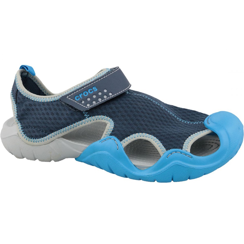 Sandálias Crocs Swiftwater U 15041-49T azul marinho azul