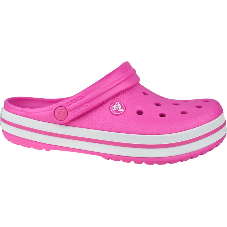 Sapatos Crocs Crocband 11016-6QR branco rosa