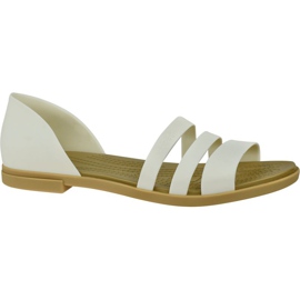 Crocs Tulum Open Flat W 206109-1CQ branco